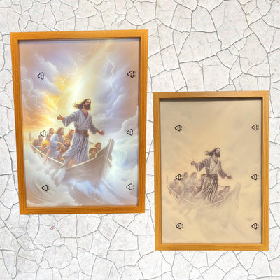 Illuminated Jesus Art Frame