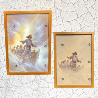Illuminated Jesus Art Frame